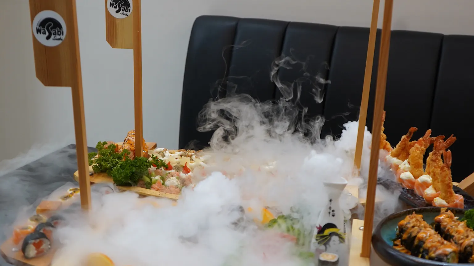 Des sushis d'un restaurant d'Anderlecht